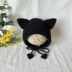 黒猫ボンネット　~3.4ヶ月程度
