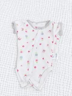 ミキハウス メッシュ　前開き　肌着　60cm ロンパース　女の子