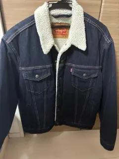 Levi's シェルパ襟付きデニムジャケット ボアデニムジャケット