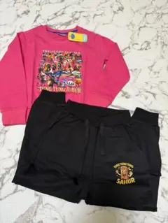 人気♡イタリアンブレインロット 薄手 セットアップ ピンク　110cm