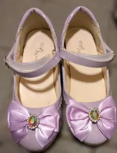 薄紫色 フォーマルシューズ