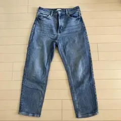 H&M スリムマムハイアンクルデニム38