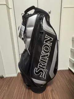 【新品】Srixon ゴルフバッグ 9.5型 ブラックシルバー