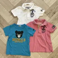 ミキハウス ダブルB Tシャツ・ポロシャツセット 110cm