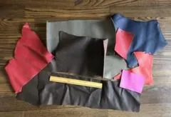 本革端切れ　種類レベッカ　厚み色々です