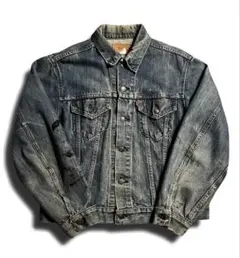 70s usa製 vintage 70505 デニムジャケットBIGSIZE