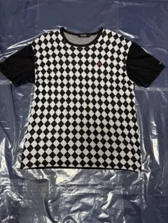 お盆限定価格　Burberry Black Label　アーガイル 半袖Tシャツ