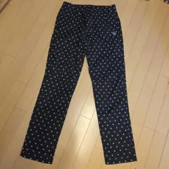 PGロゴ 星柄 ネイビー カジュアルパンツ