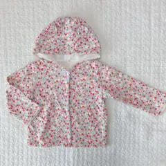 美品　babyGap 小花柄パーカー　12-18m