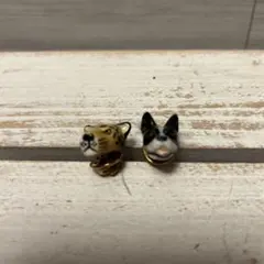 訳あり　nach　チーター　フレンチブルドック　ピンブローチ