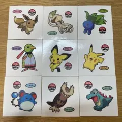 【まとめ売り】ポケモンパン シール 9枚セット（被りなし）3