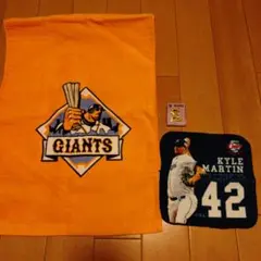 読売巨人タオル＆西武ライオンズミニタオル＆ジャビットバッヂ