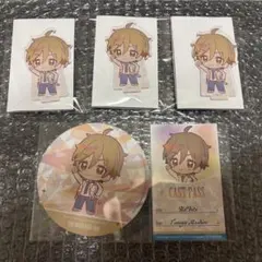 あんスタ アニカフェ アクスタ コースター ホログラムイラストカード 真白友也