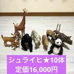 シュライヒ★定価16,000円　動物フィギュアセット 10体