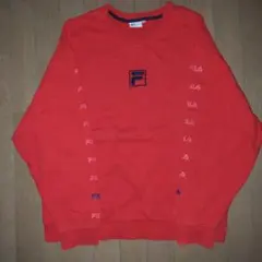 FILA スウェット レッド Lサイズのサムネイル