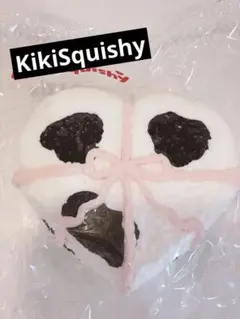 KikiSquishy とろりバター ハート型 牛柄