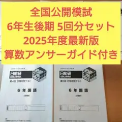 2026年最新】日能研 5年 公開模試の人気アイテム - メルカリ