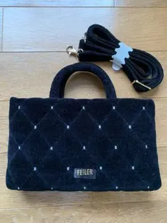 フェイラー　ユニ　ショルダーバッグ　黒　新品未使用