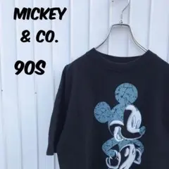 Mickey & Co. 90s ミッキー Tシャツ ビッグプリント ディズニー
