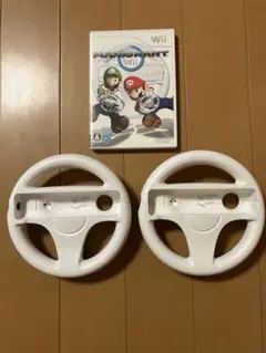 マリオカート Wii ハンドル2個セット