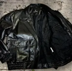 BARN BURNER ライダースジャケット フェイクレザー Lサイズ 大きめ