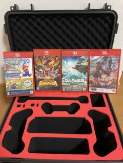 Switch2用ハードケース、ドンキーコングバナンザ他3本セット