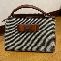 ✨美品✨サマンサベガ　2wayショルダーバッグ　ツイード調メルドー