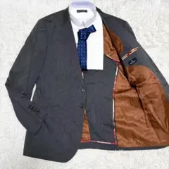 現行タグ Paul Smith 麻 テーラードジャケット サマージャケットグレー