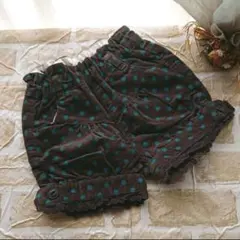 DILASH 女の子 ショートパンツ 80 ドット かぼちゃパンツ