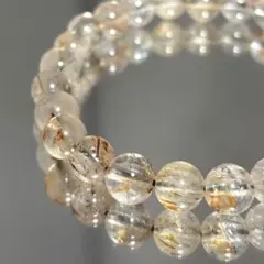 スーパーセブンルチル ✧ 強運・金運 粒7mm 内径15cm 重量13g