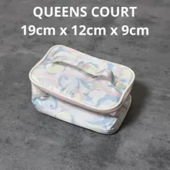 【極美品】QUEENS COURT 化粧ポーチ　小物入れのサムネイル