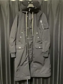 Rick Owens DRKSHDW ブラックモッズコート
