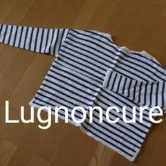 Lugnoncure レディース ボーダー プルオーバー ニット
