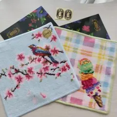 FEILER ハンカチ二枚セット売り