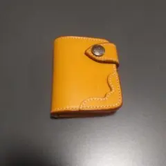 ハンドメイド　財布　手縫い