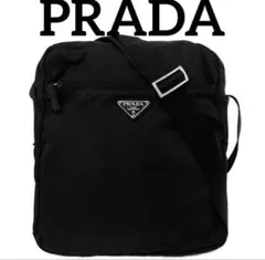 美品　プラダ　PRADA ショルダーバッグ　ナイロン　黒　トートバッグ　ブラック