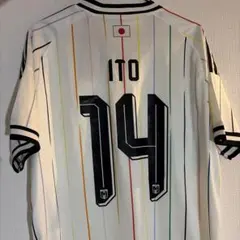 Lサイズ 伊東純也 14 サッカー 日本代表 アウェイ - メルカリ