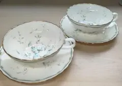 Noritake　ノリタケ　小花のワルツ　カップ＆ソーサー　花柄　金彩　廃盤