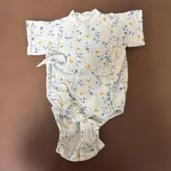 水色　とんぼ柄 綿製 甚平 70