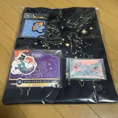 Disney ハッピーくじ　アラジン トートバッグ ステッカー等4点セット