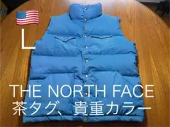 USA製！茶タグ　THE NORTH FACE ダウンベスト レアカラー