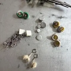 ハンドメイドイヤリング6点セット