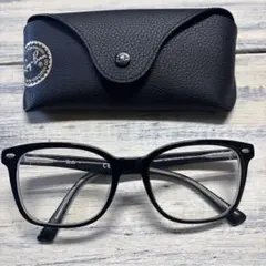 Ray-Ban RB 5285F ブラックメガネ ケース付き