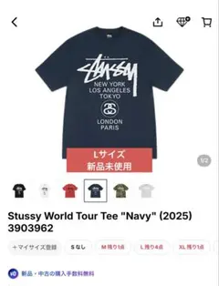 stussy WORLD TOUR TEE Sサイズ　フェード stussy WORLD TOUR TEE Sサイズ フェード - メルカリ