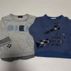 BeBe トレーナー 80 2点セット