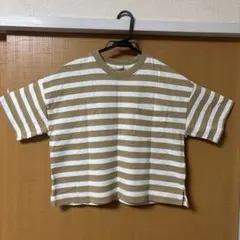ユニクロ　ボーダーTシャツ　サイズM