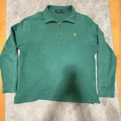 Polo Ralph Lauren ハーフジップ ニット グリーン Lのサムネイル
