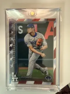 2025 topps chrome orange 佐々木朗希 ⁄25 - メルカリ