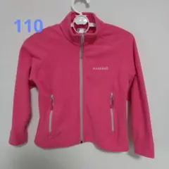 mont-bell キッズ フリースジャケット 110 ピンク