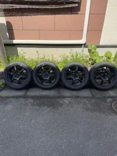 15インチ 4穴 PCD100 タイヤホイール4本セット 165/50R15